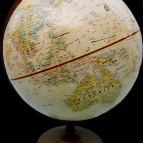 Vintage Globemaster 12 Inch Diameter Globe Replogle - Excellent Used Condition. - Picture 4 of 12